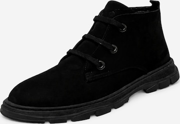 Boots Lorévine en noir : devant