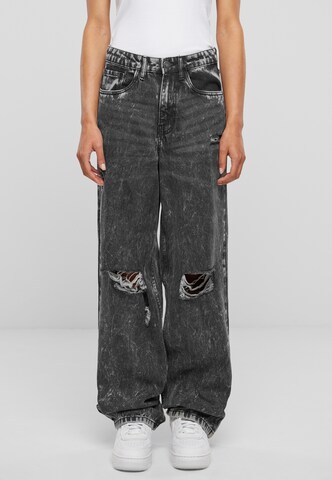 Urban Classics Обычный Джинсы 's Wide Leg Denim Pants ' ' в Черный: спереди