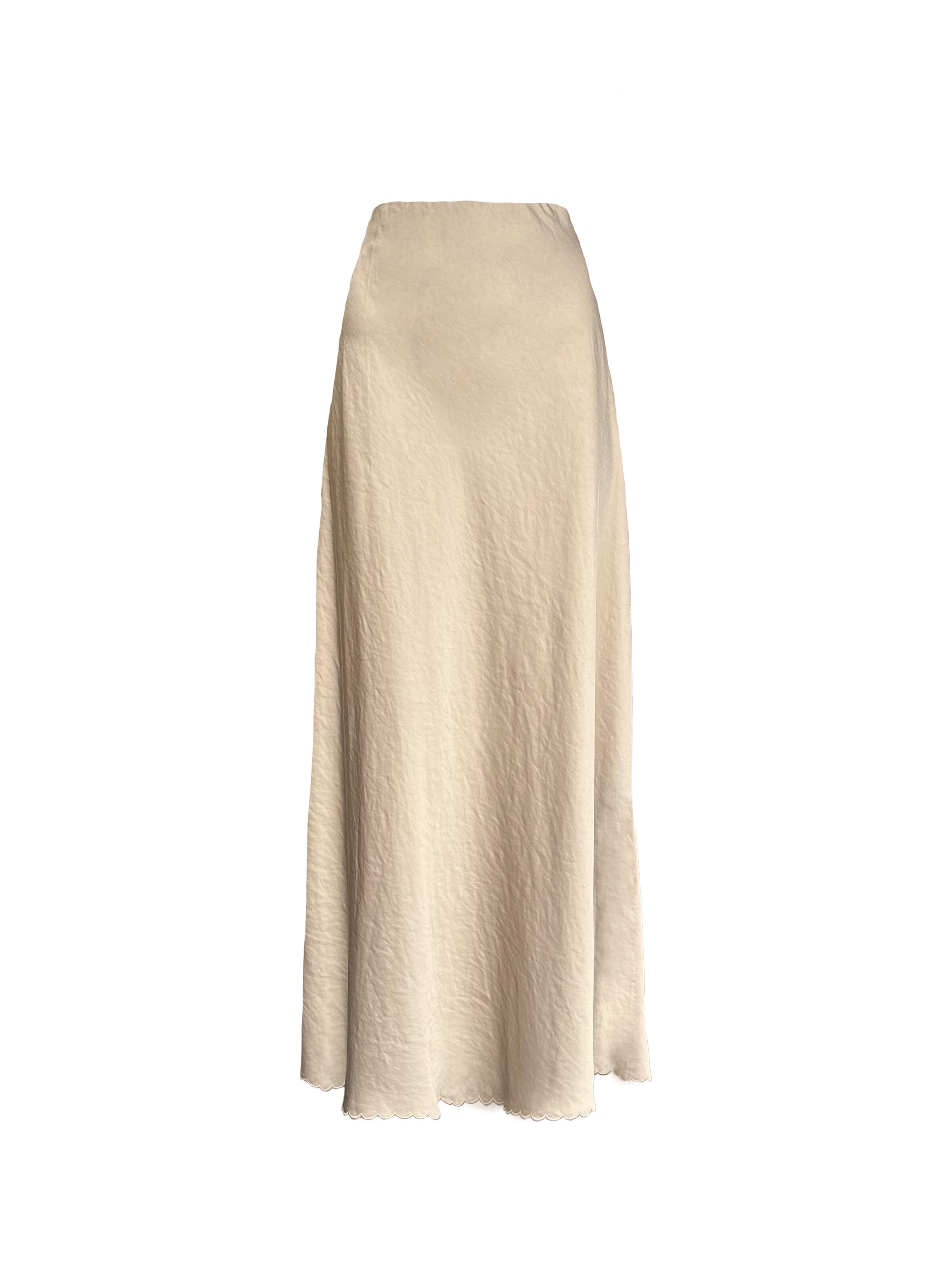 Jupe 'Tori' Honnête Atelier en marron