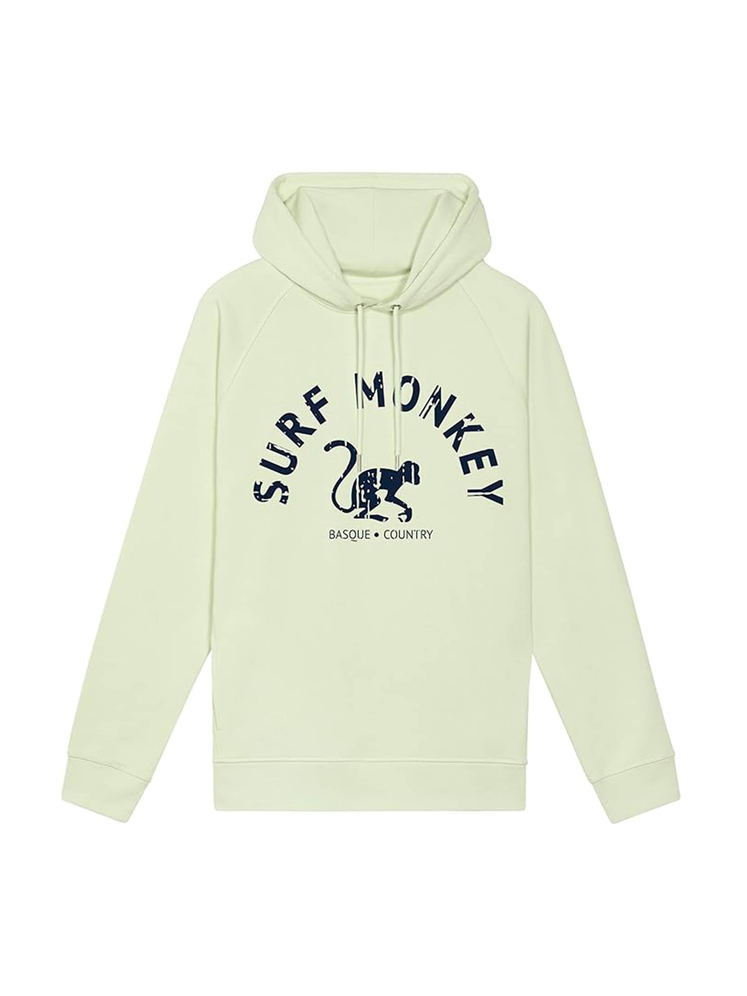 Surf Monkey - Sweatshirt em verde: frente
