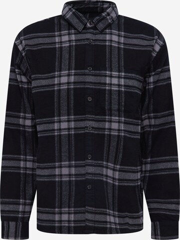 Abercrombie & Fitch Regular Fit Skjorte i sort: forside