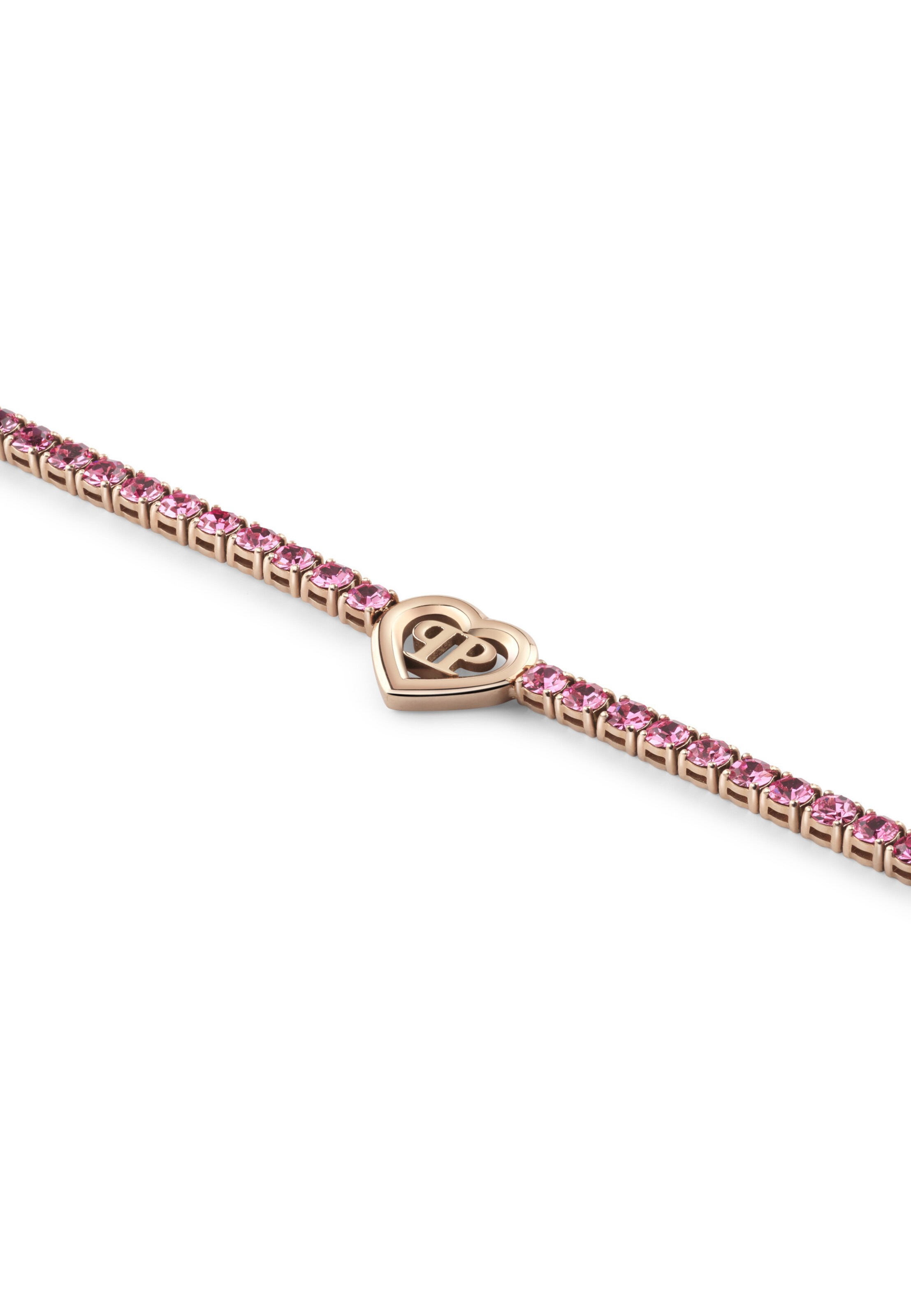 Philipp Plein Jewellery Armband 'Plein Tennis Royal' in Goud