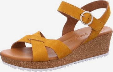 Paul Green Sandals in Yellow: front