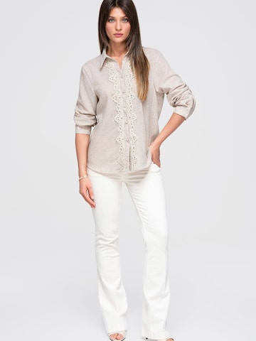 Maglietta di Ombre in beige