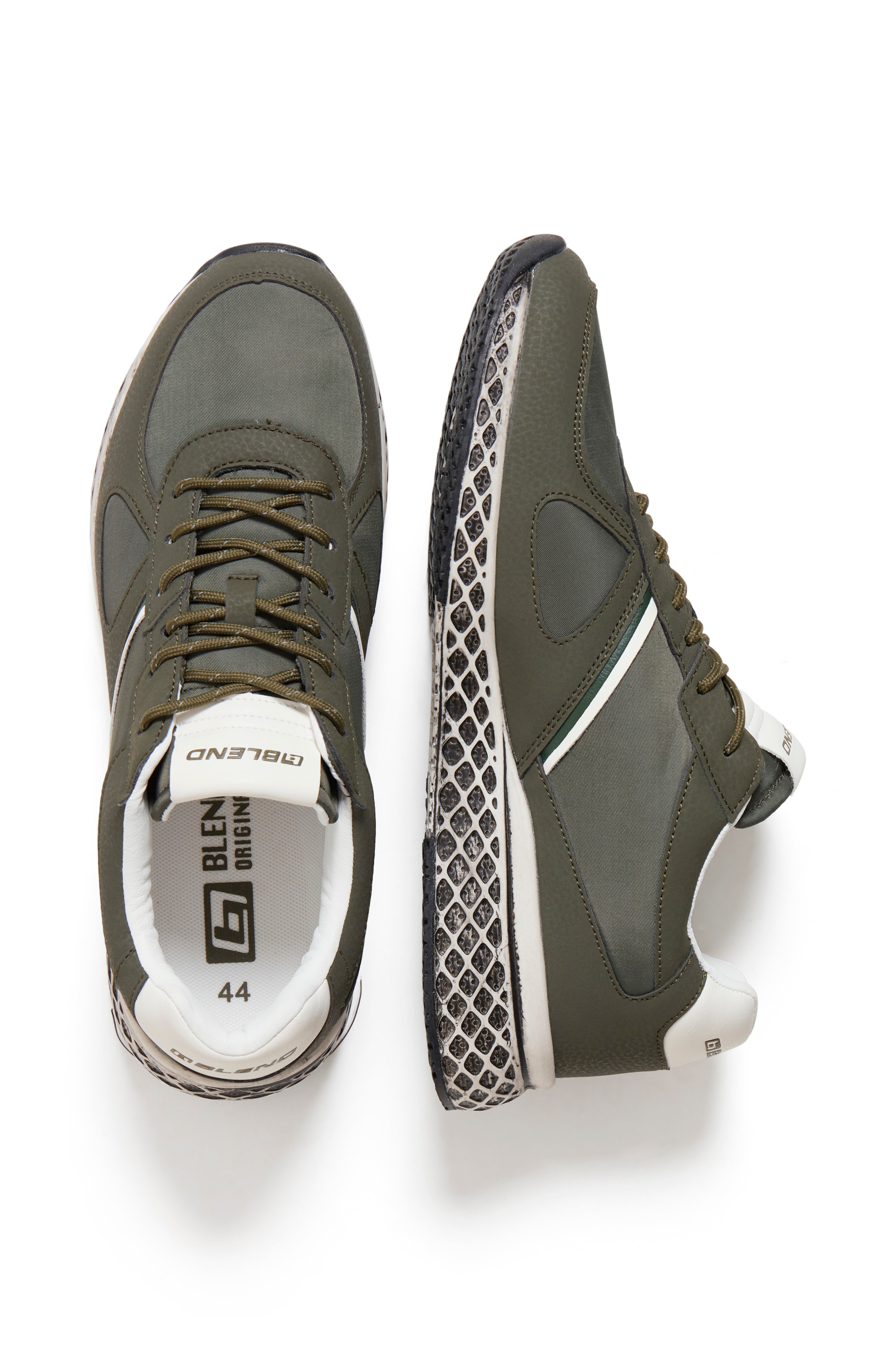 BLEND Platform trainers in Green