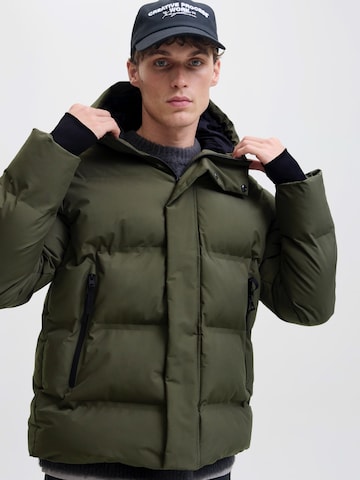 JACK & JONES Zimní bunda 'JCOFusion' – zelená
