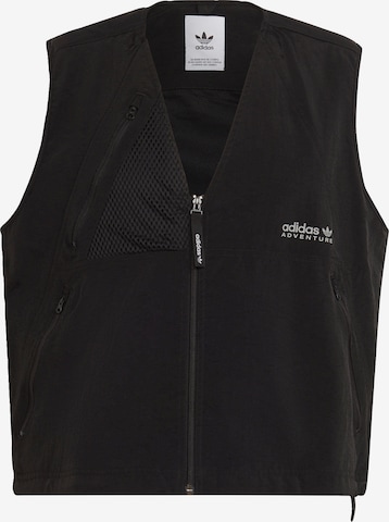 ADIDAS ORIGINALS Vest in Black: front