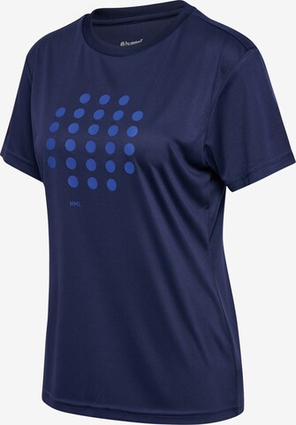 T-shirt fonctionnel 'Court' Hummel en bleu