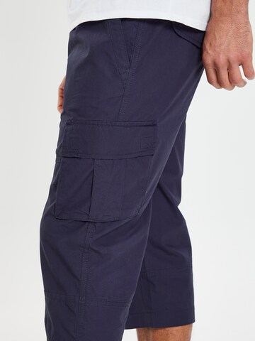 Threadbare Regular Cargobroek 'Bruce' in Blauw