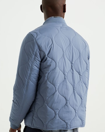 WE Fashion Демисезонная куртка в Синий