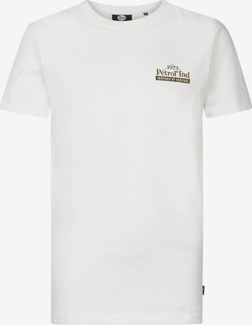 Petrol Industries T-Shirt 'Romeoville' in Weiß: predná strana