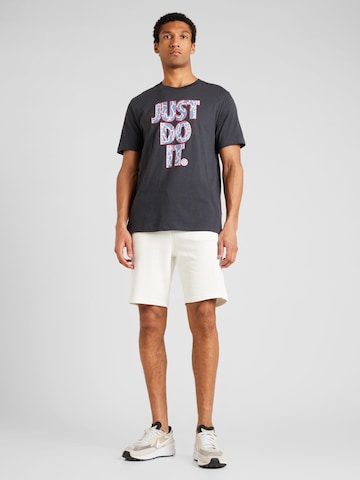 pelēks Nike Sportswear T-Krekls