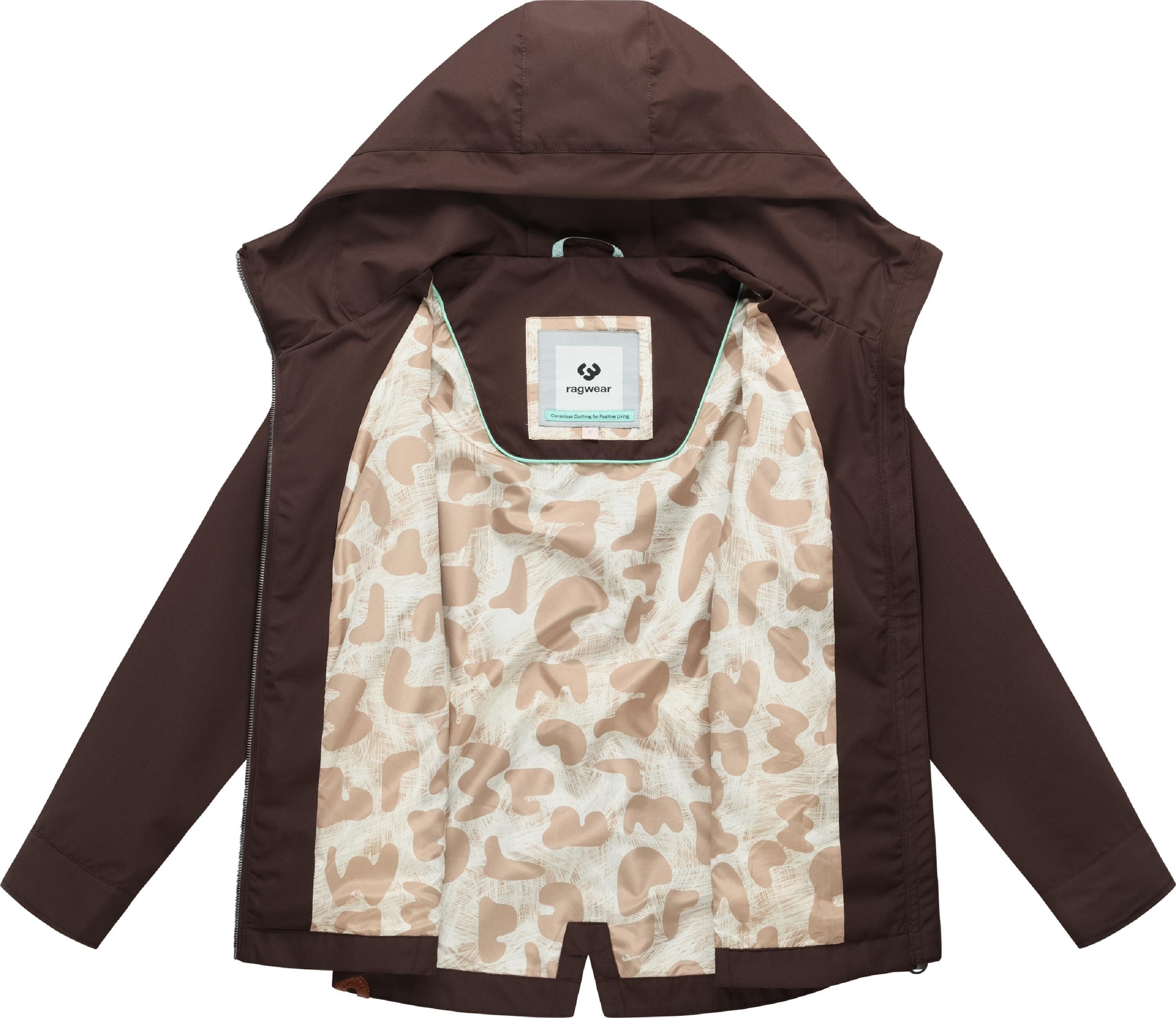 Ragwear Weatherproof jacket 'Monadde' in Brown
