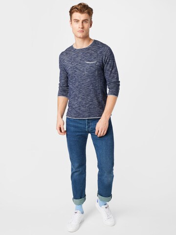 QS Pullover in Blau