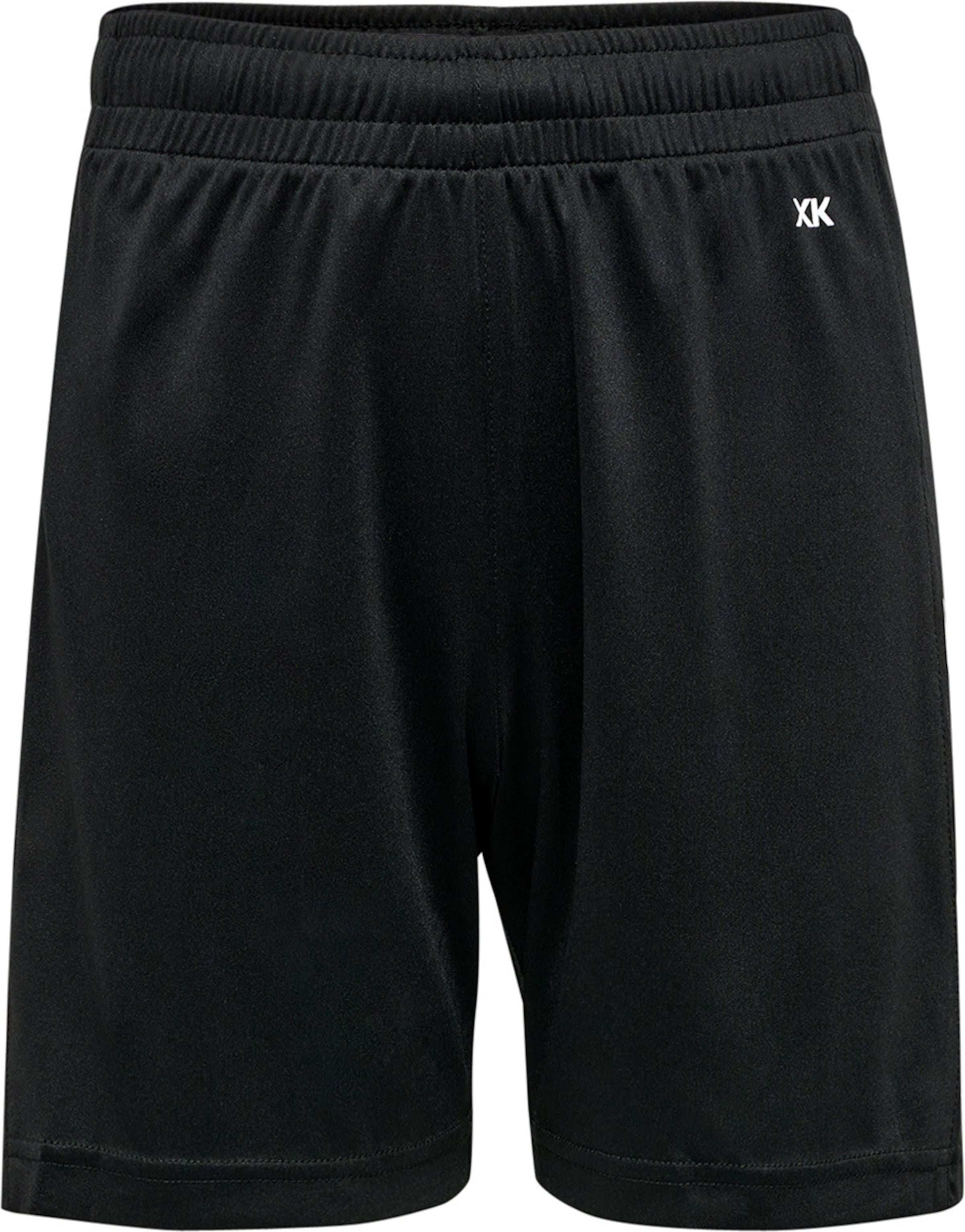 Hummel Regular Sports trousers in Black: front