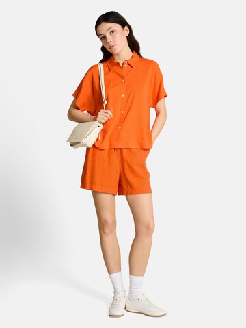 TOM TAILOR DENIM Loose fit Trousers in Orange