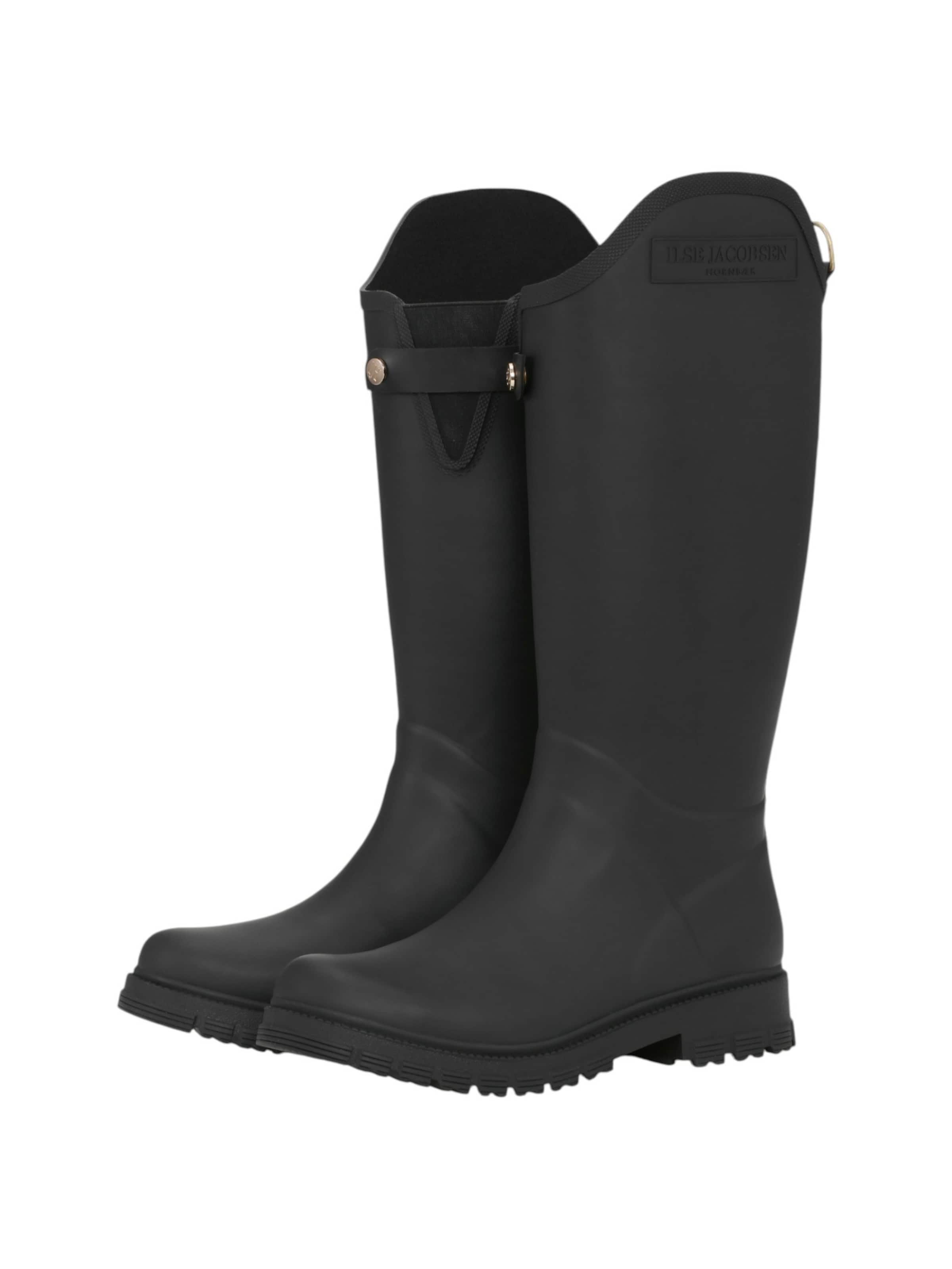 Bottes en caoutchouc 'RUBSWIFT02' ILSE JACOBSEN en noir