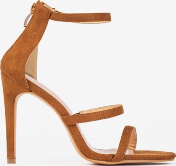 Celena Strap Sandals 'Cassandra' in Brown