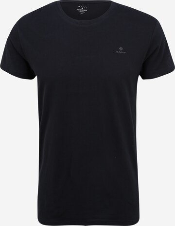 T-Shirt GANT en noir : devant