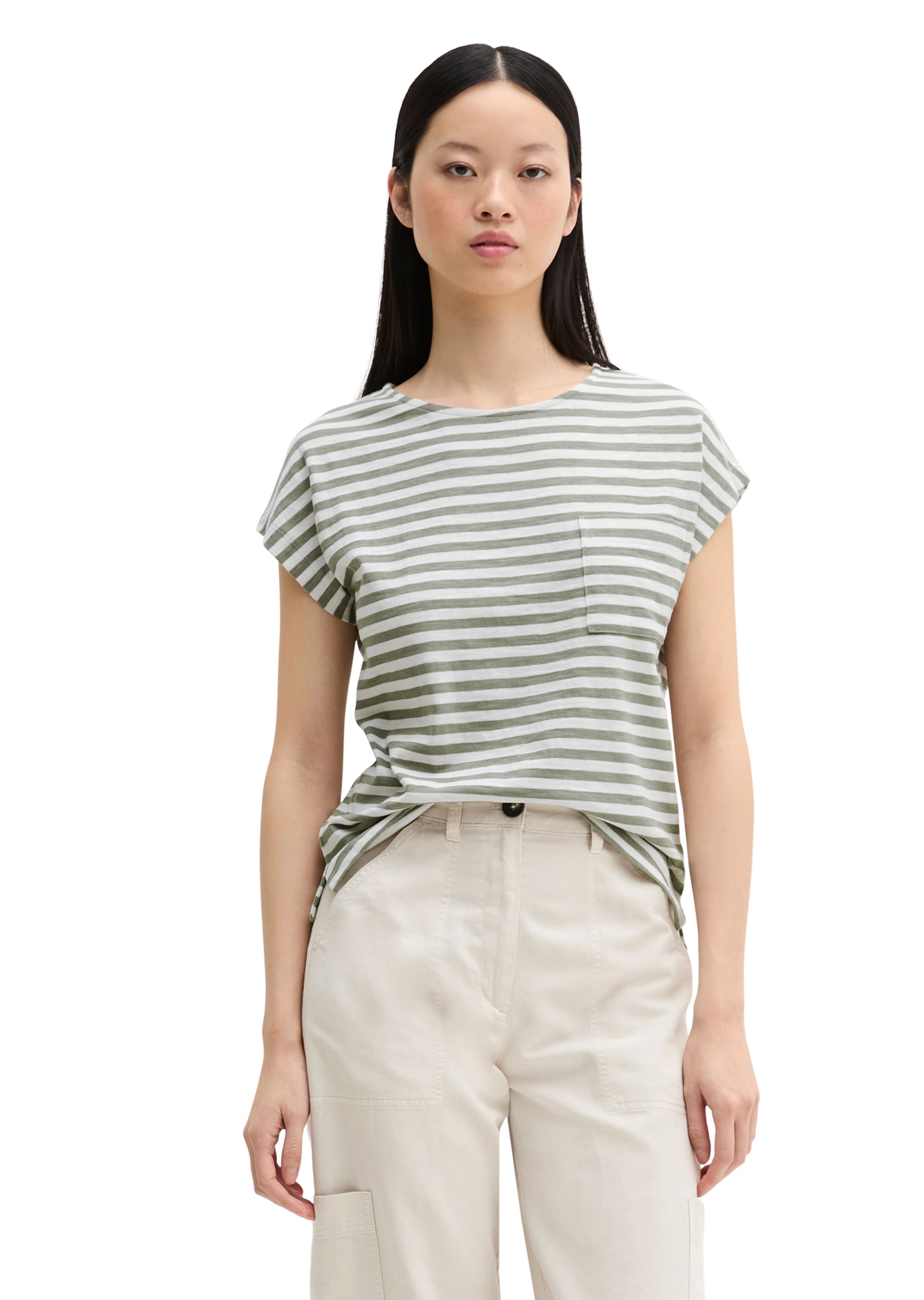 Marc O'Polo T-Shirt in Grau: Vorderseite