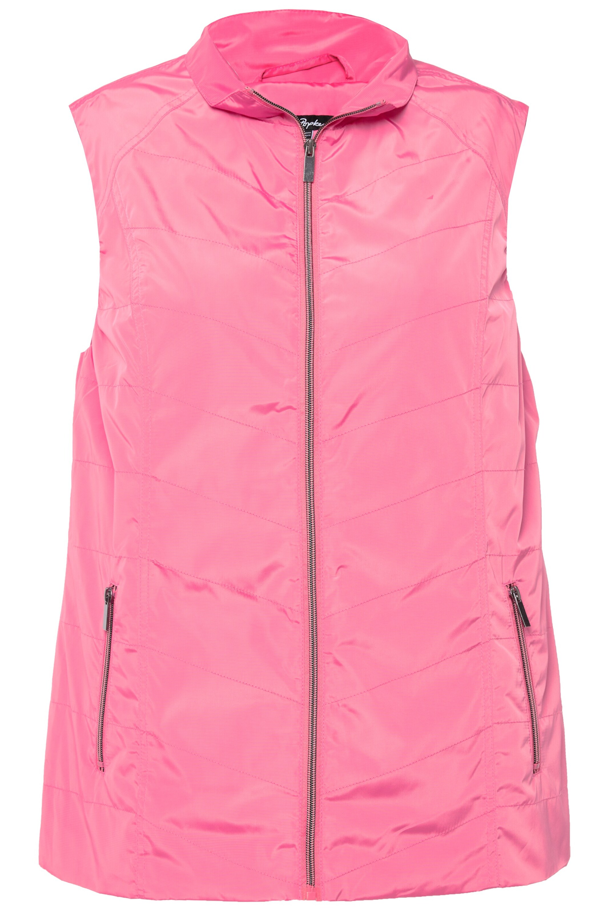 Ulla Popken Weste in Pink: Vorderseite