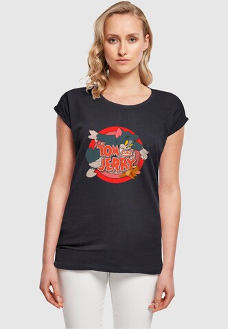 T-shirt 'Tom And Jerry - Classic Catch' ABSOLUTE CULT en bleu : devant