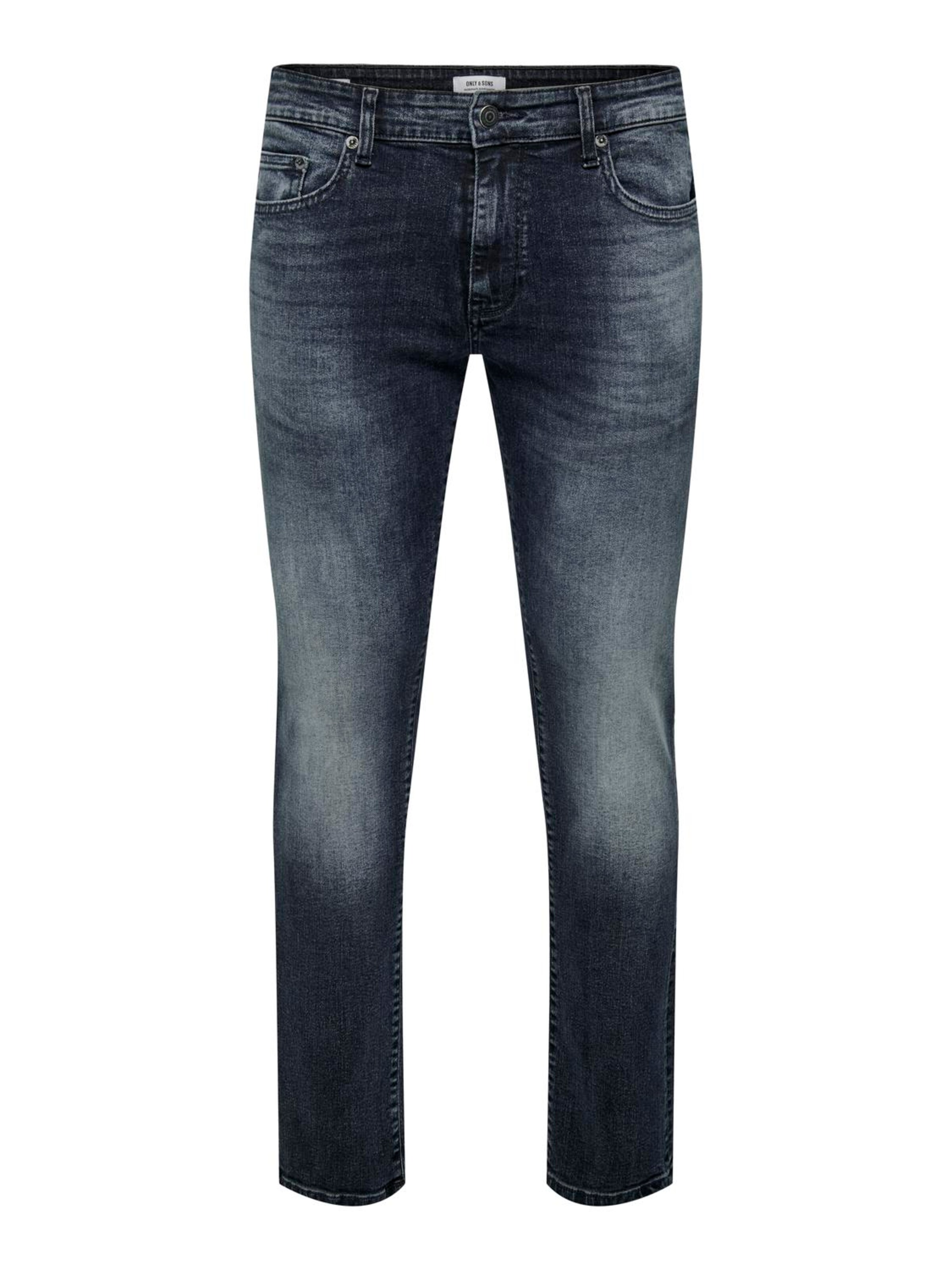 Only & Sons Úzky strih Džínsy 'ONSLoom' - Čierna: predná strana