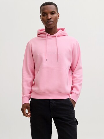 Sweat-shirt 'JJESTAR' JACK & JONES en rose : devant