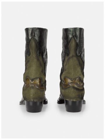 FELMINI Cowboy Boots in Green