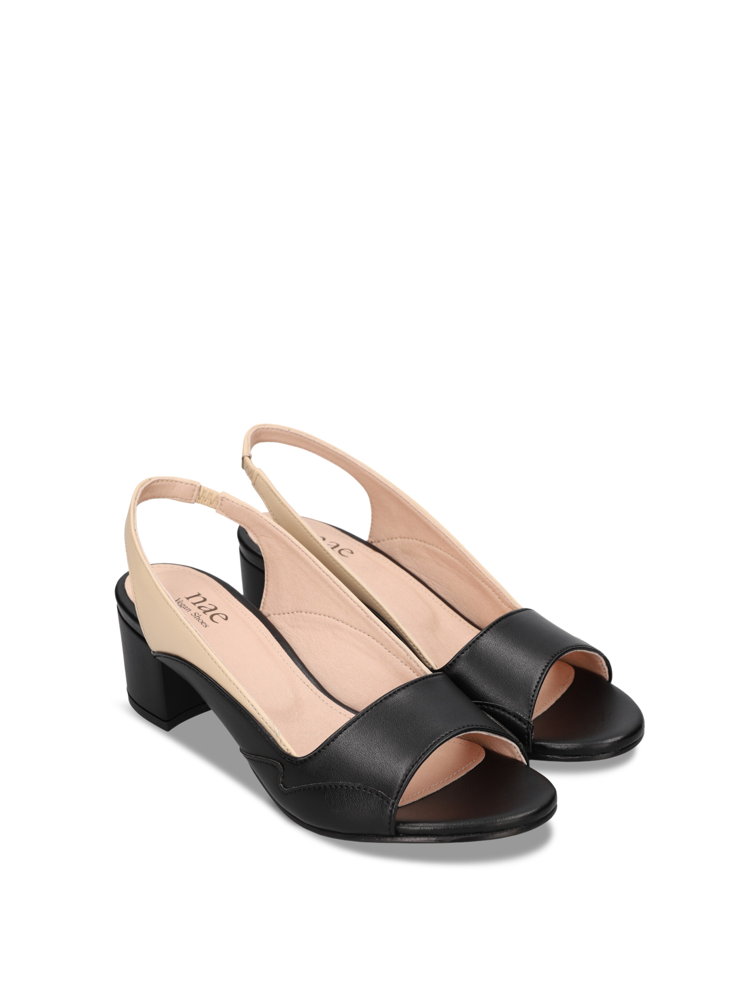 nae Vegan Shoes Sandaal 'Mara' in Zwart