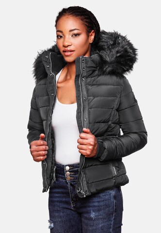 NAVAHOO Winter Jacket 'Miamor' in Black