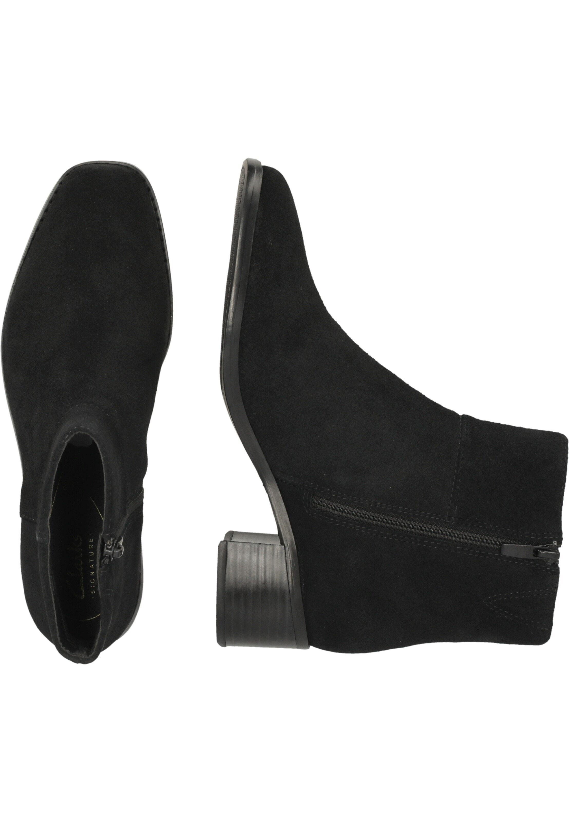 CLARKS Stiefelette 'Wrenn Top' in Schwarz