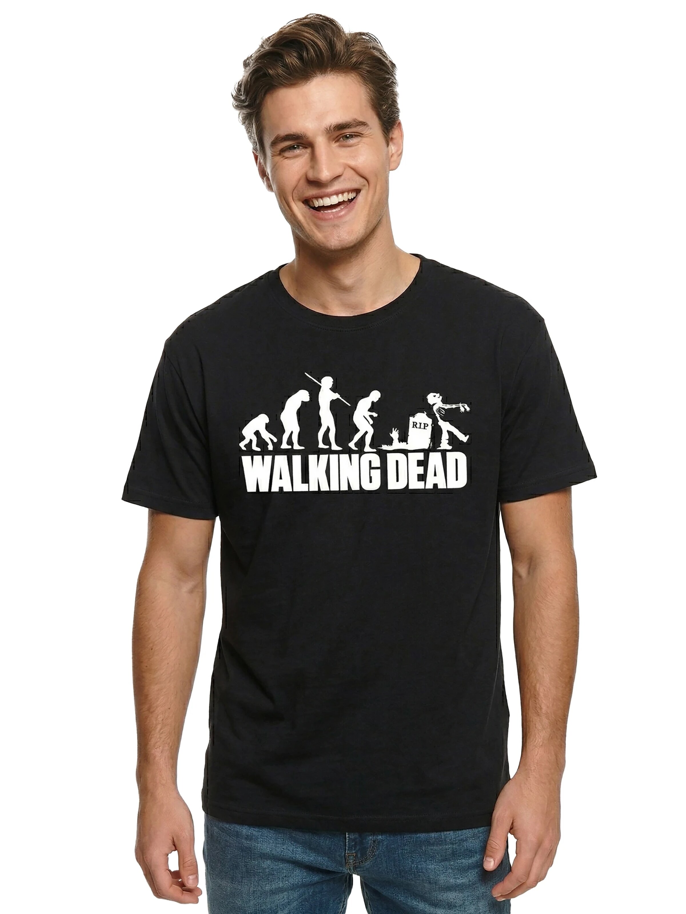 MAKAYA Shirt 'Walking Dead' in Black