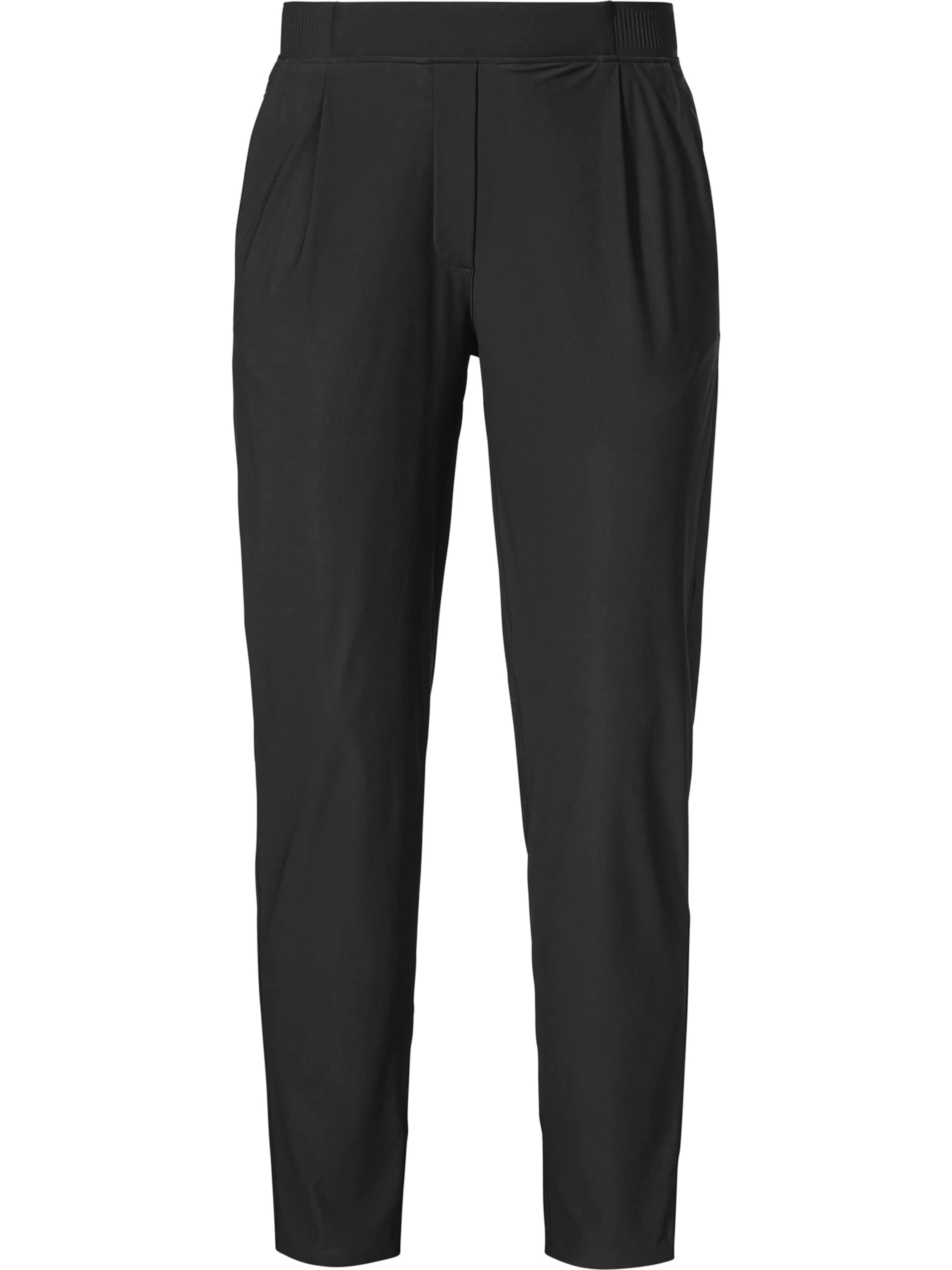 Effilé Pantalon fonctionnel 'Calmay' Schöffel en noir : devant