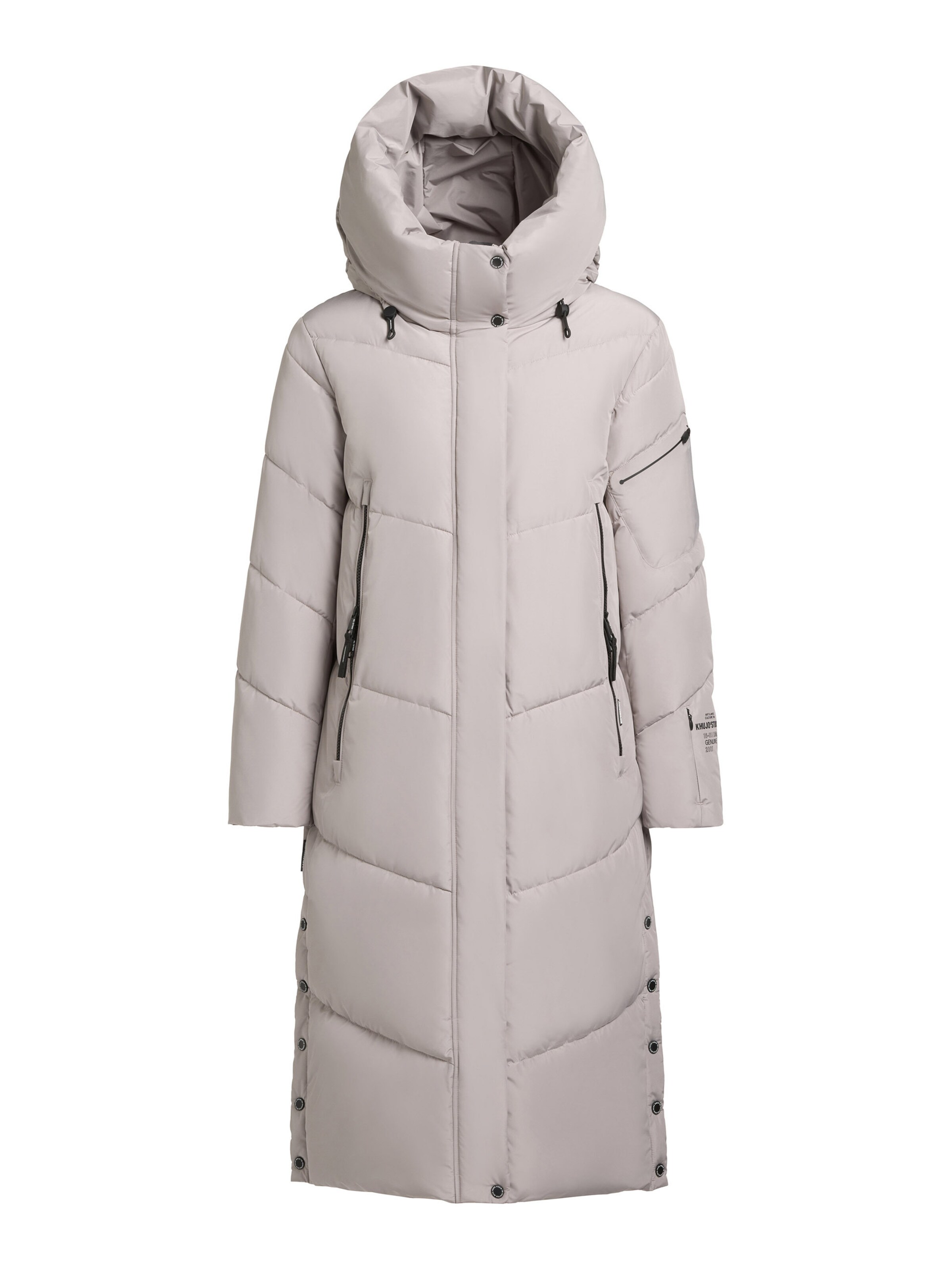 khujo Wintermantel 'Pulset' in Grijs: voorkant