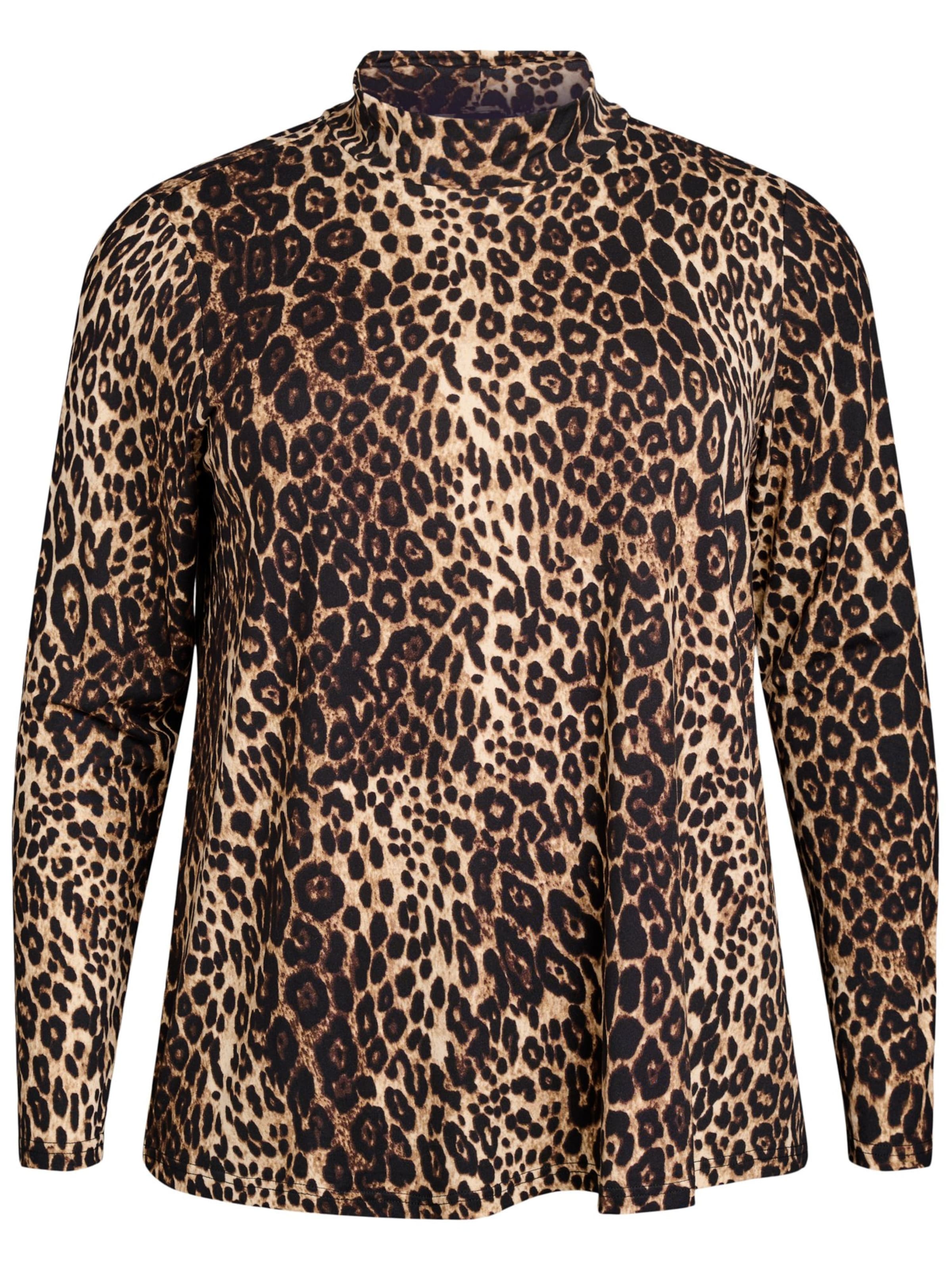 Flash by Zizzi Shirt 'FLDaje' in Black: front