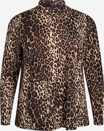 juoda Flash by Zizzi Marškinėliai 'FLDaje': priekis