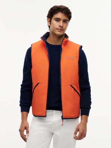 TOMMY HILFIGER Sportbodywarmer in Oranje