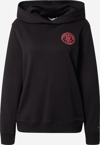 TOMMY HILFIGER Sweatshirt in Black: front