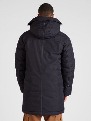 Krakatau - Parka de inverno 'MARCASITE' em preto