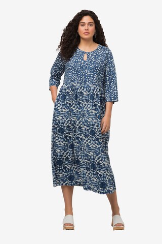 Robe Ulla Popken en bleu : devant