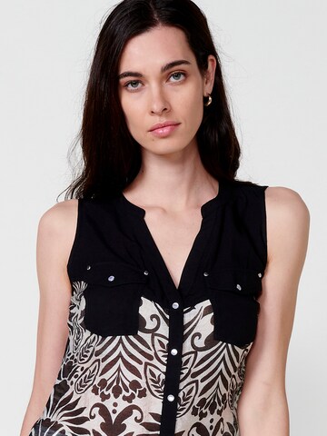 Camicia da donna di KOROSHI in nero