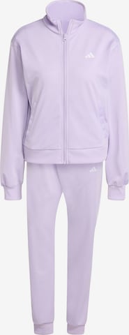 purpurinė ADIDAS SPORTSWEAR Treniruočių kostiumas 'Essentials': priekis