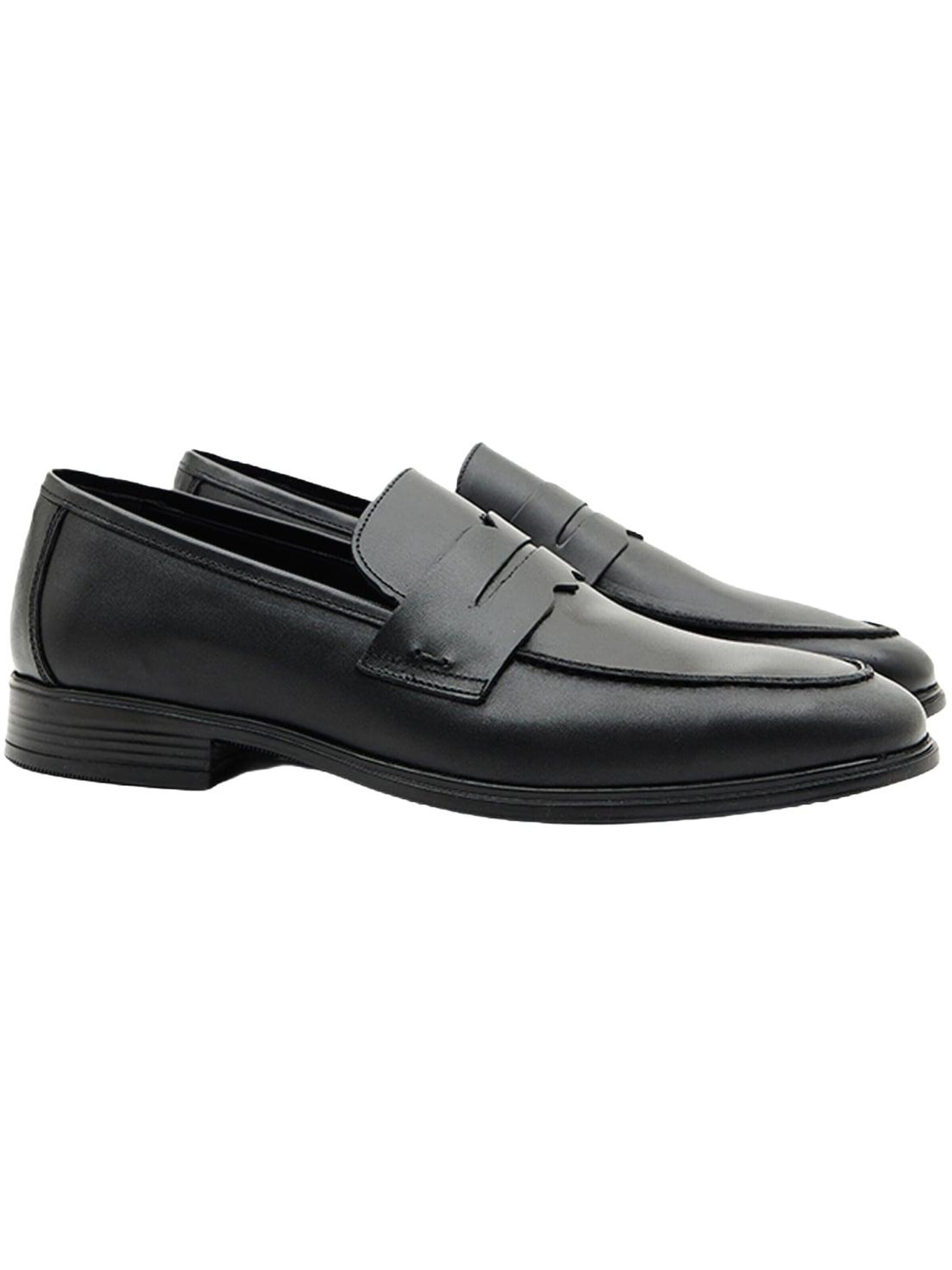 Desa - Mocasines 'Slipper' en negro: frente
