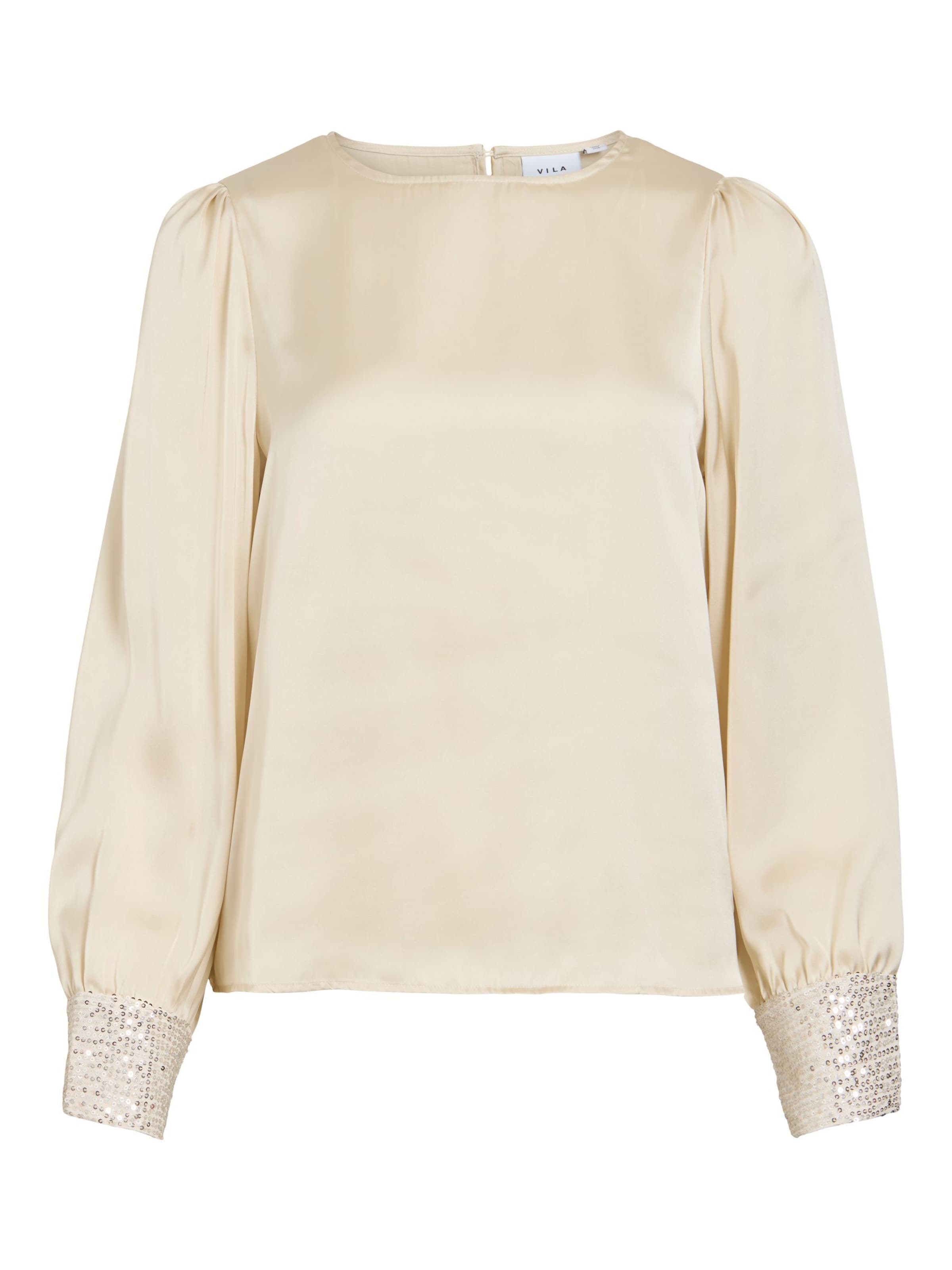 VILA - Blusa 'VISOFIE' en beige: frente