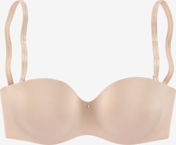 LASCANA Balconette Bra in Pink: front