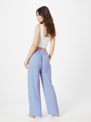 Wide Leg Pantalon Zwillingsherz en violet