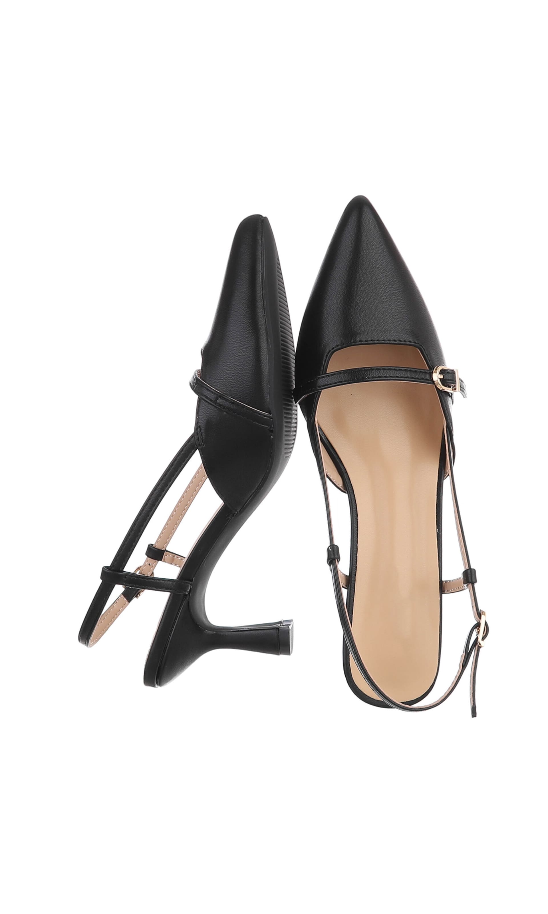 Ital-Design Slingpumps in Schwarz