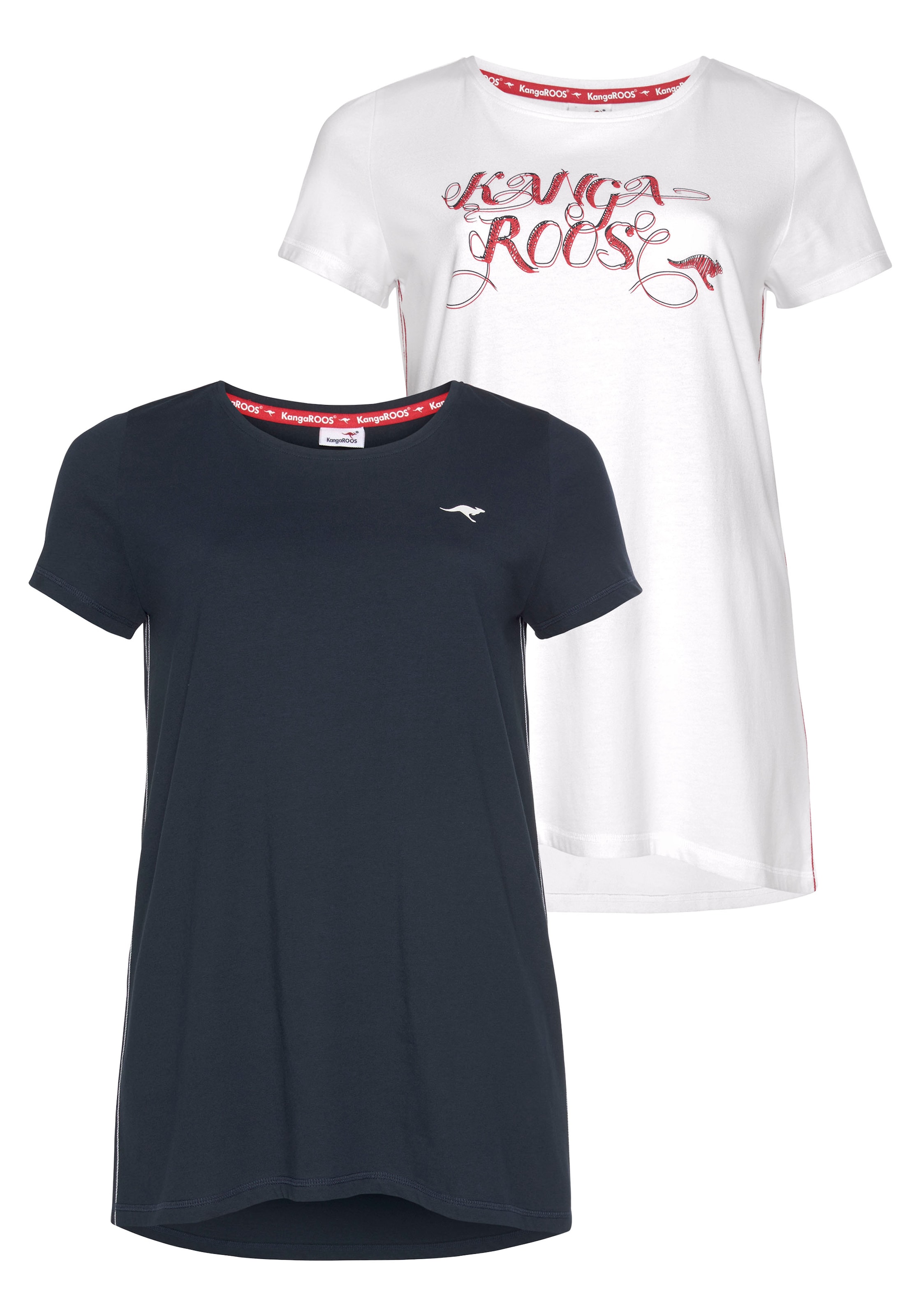 KangaROOS Shirt in Blau: Vorderseite