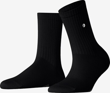 BURLINGTON Socks 'Fleet Street' in Black: front